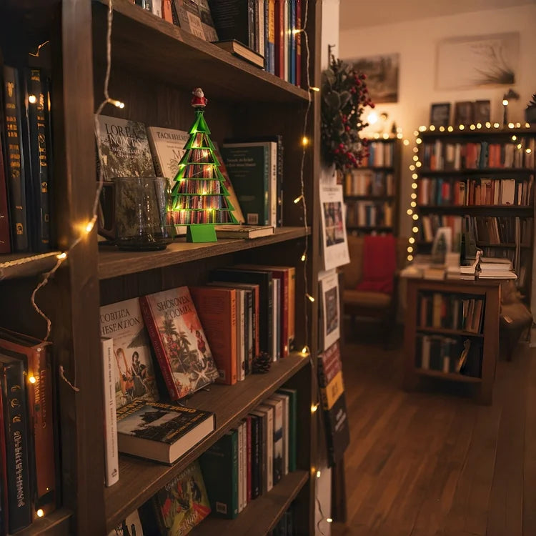 Christmas Tree Mini Bookshelf