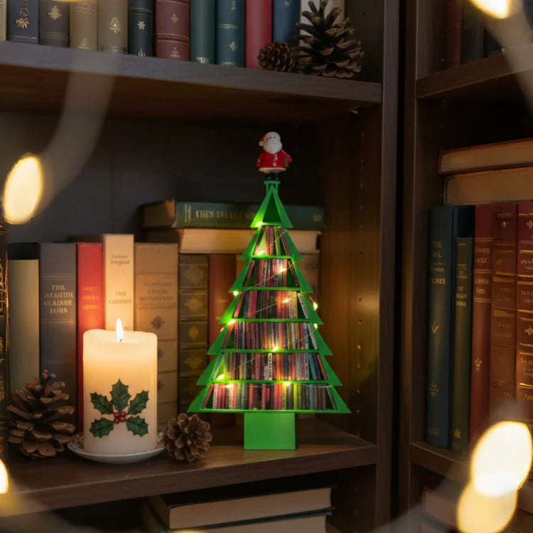 Christmas Tree Mini Bookshelf