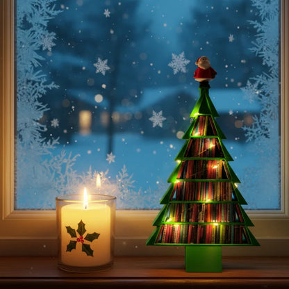 Christmas Tree Mini Bookshelf